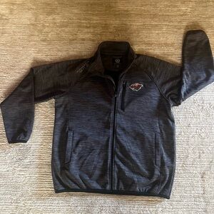 Minnesota Wild Men's Grey Zip-Up Jacket NHL Licensed 2XL